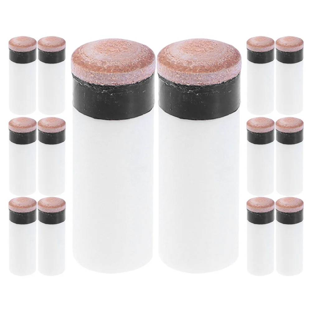 

14 шт. насадки для бильярдного кия 12 мм, замена для аксессуаров без шнуровки, плотное уплотнение, простая установка, ремонтный комплект наконечника для бильярдного кия