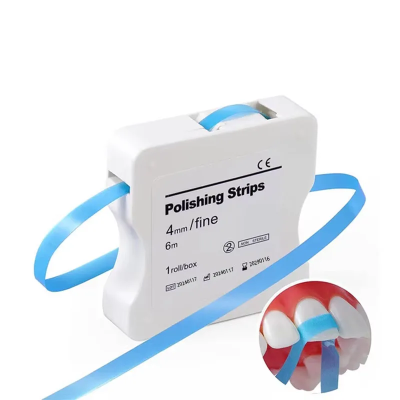 1Roll Dentistry Polishing Strip 4mm Resin Tooth Interdental Sanding Grinding Teeth Whitening Surface Dental Tool Dentist Tools
