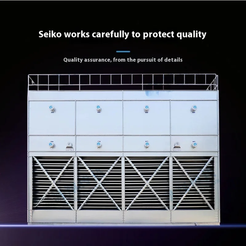 Stainless Steel Cooling Cold Water FRP Cooling Tower Stainless Steel Shell Corrosion-resistant Internal Mixer