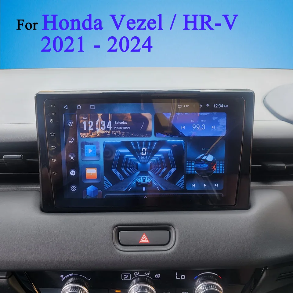 

8Core 8G Ram 128GB For Honda Vezel HR-V 2021 2022 2023 2024 Car GPS Navi Monitor Music Video DVD Cassette Tape Recorder CarPlay