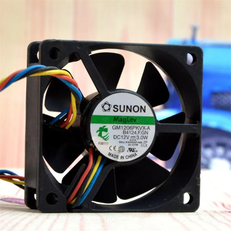 Wholesale: PRPKDFAN GM1206PKVX-A 60*60*20mm 12V 3.0W 4 line CPU fan cooling fan