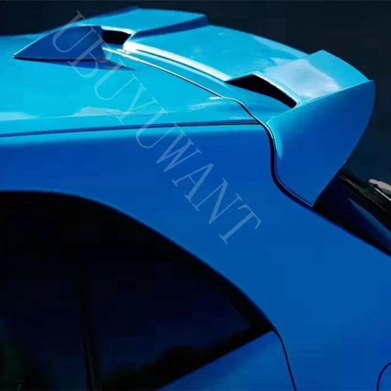 UBUYUWANT Rear Roof Lip Spoiler Wing For Toyota Corolla Hatchback 2019 2020 ABS Plastic Primer Color Car Tail Wing Decoration