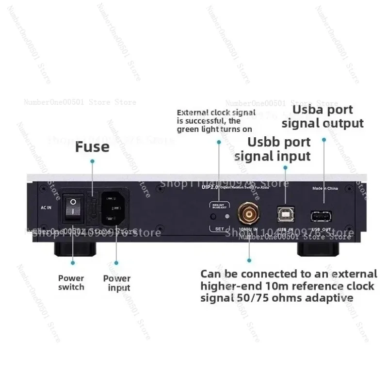 

UIP2.0 Fever Audio USB Изолятор очистки OCXO Вход часов ADuM4165 Изоляция