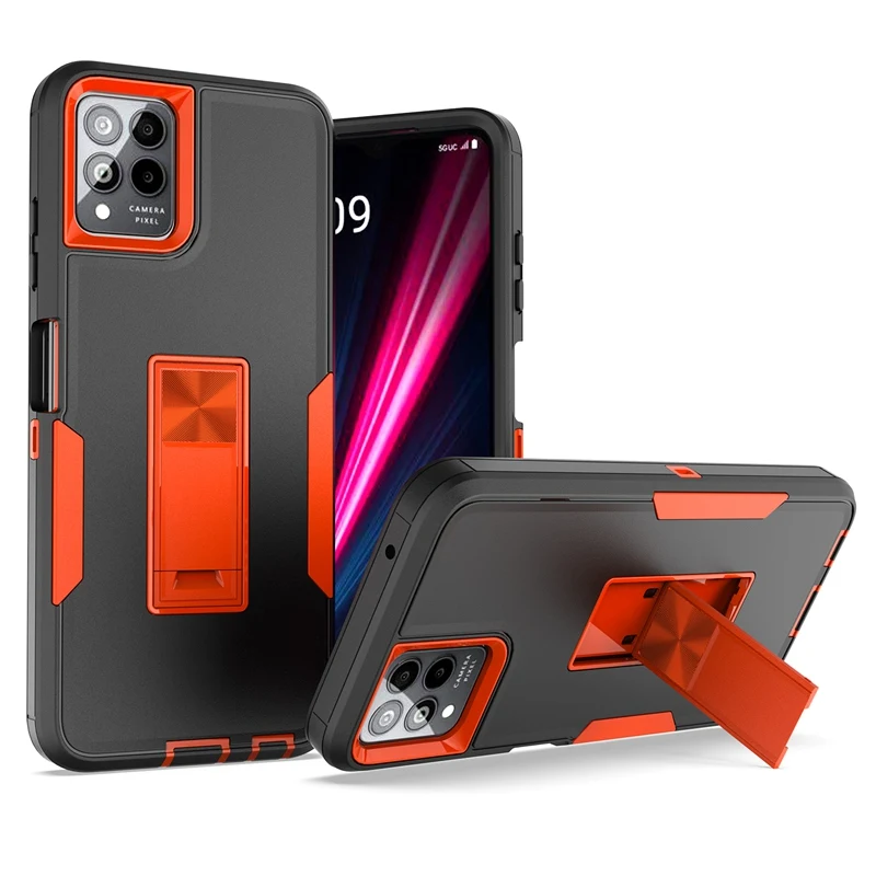 Kickstand Case For TCL T-Mobile Revvl 6 Pro Cover Shockproof Magnetic Holder Adsorption Case T Mobile Revvl 6 Revvel6 Back Cover