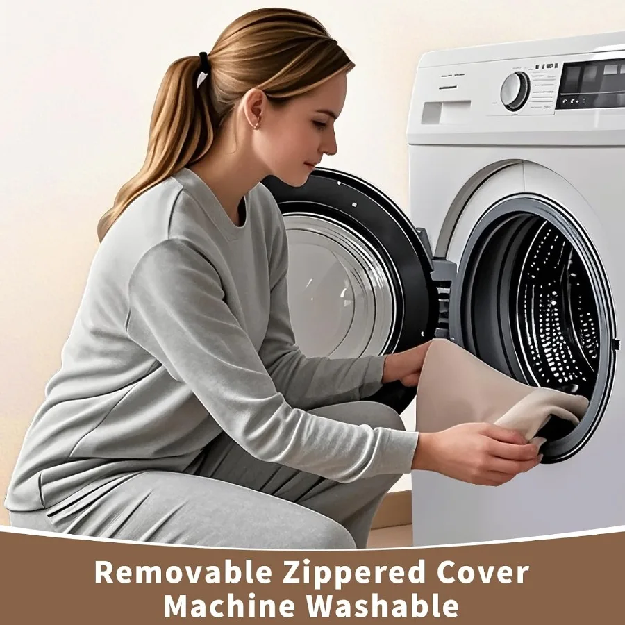 وسائد كرسي لكراسي الطعام، عبوة من 2 وسائد مقعد إسفنجية عالية الكثافة 35D لكراسي المطبخ مع أربطة غير قابلة للانزلاق وقابلة للإزالة #6