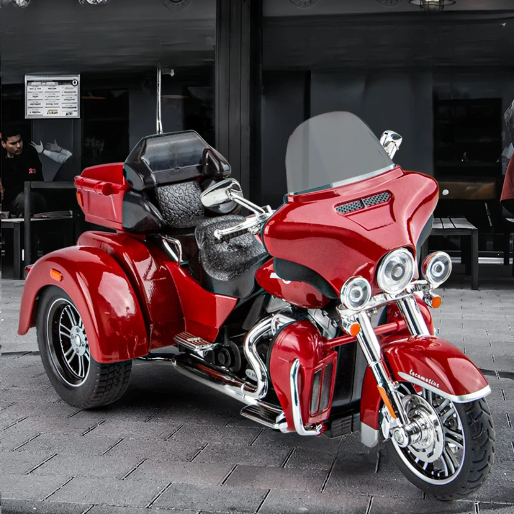 1:9 Scale Alloy Die-casting Motorcycle Model Toys miniature Car with Pull Back Shock Absorption Collection Motor Gifts for Kids