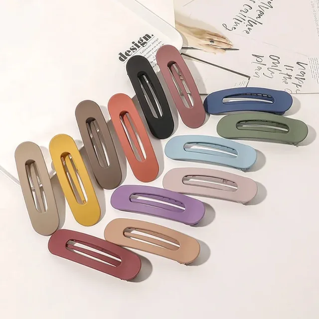 Frosted Non-Slip Hair Barrette, Korean Style – view 4