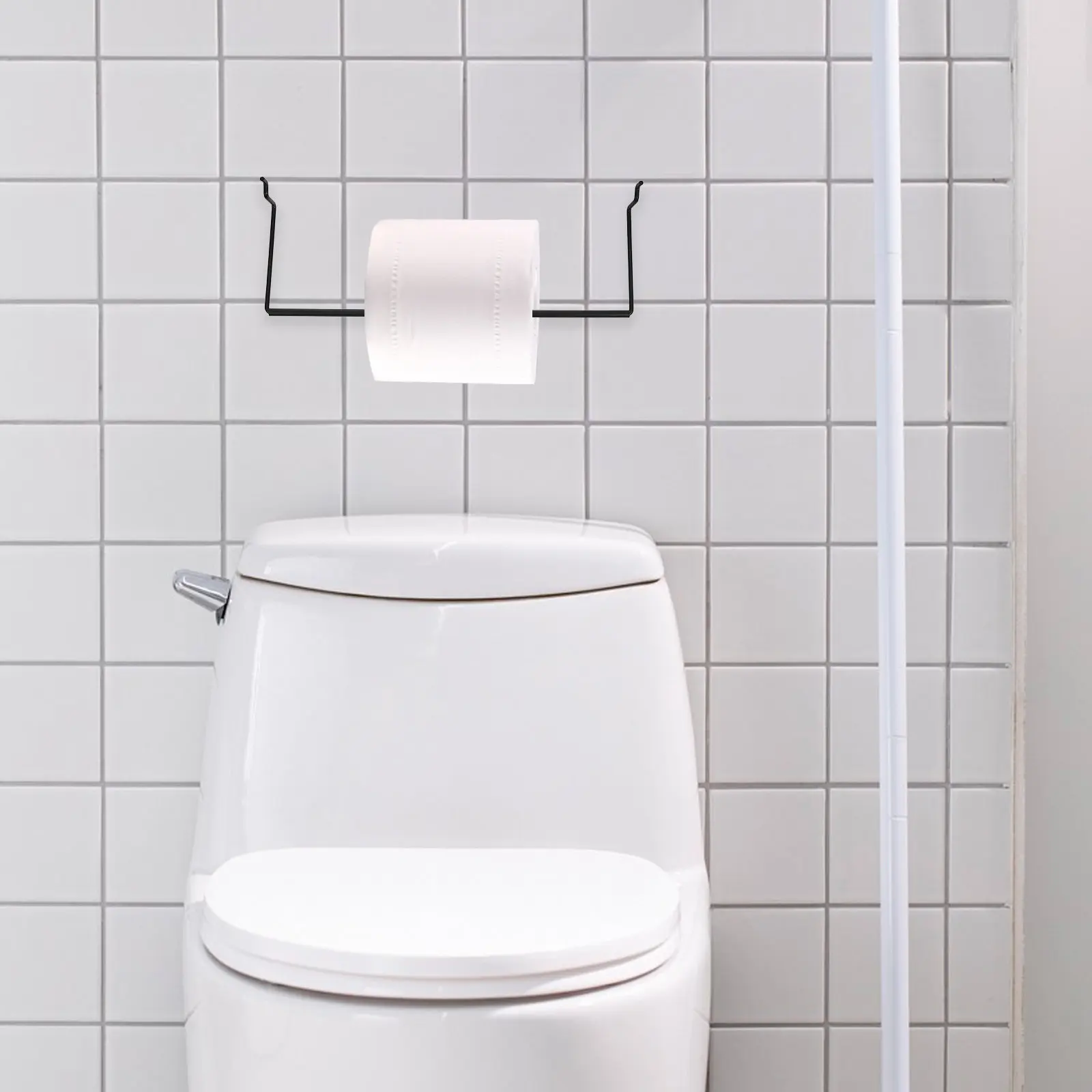 

2Pcs Pegboard Paper Towel Holder Iron Wall Mount Towel Hanger for Bathroom Garage Workshop Modern Metal Pegboard Organizer