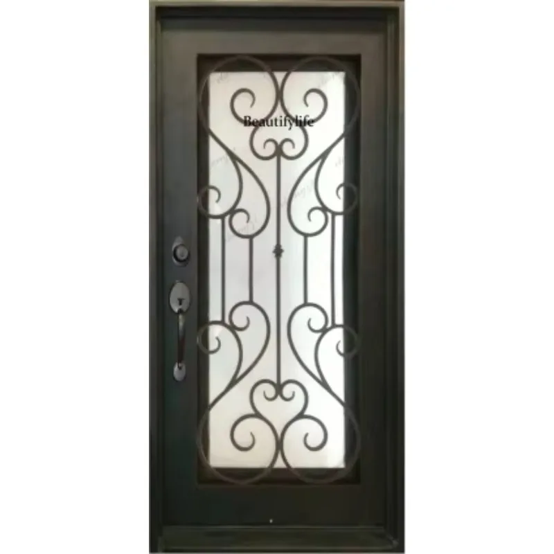F181 Customization Factory Wholesale Iron Door Design Pictures Iron Doors Door Wrought Iron