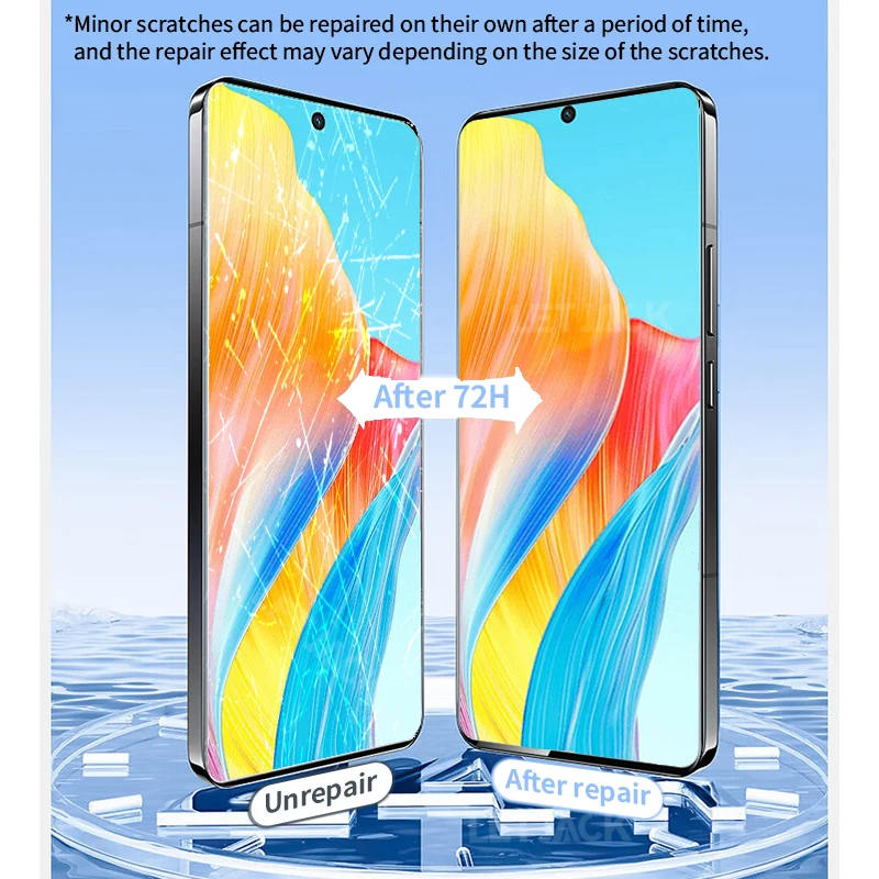 3-5Pcs HD Hydrogel Film For Oppo A98 A78 A58 A38 A18 A97 A77 A57 A17 A77S A57S AX5S K7 Screen Protectors For Oppo Reno 3 2 2Z 2F