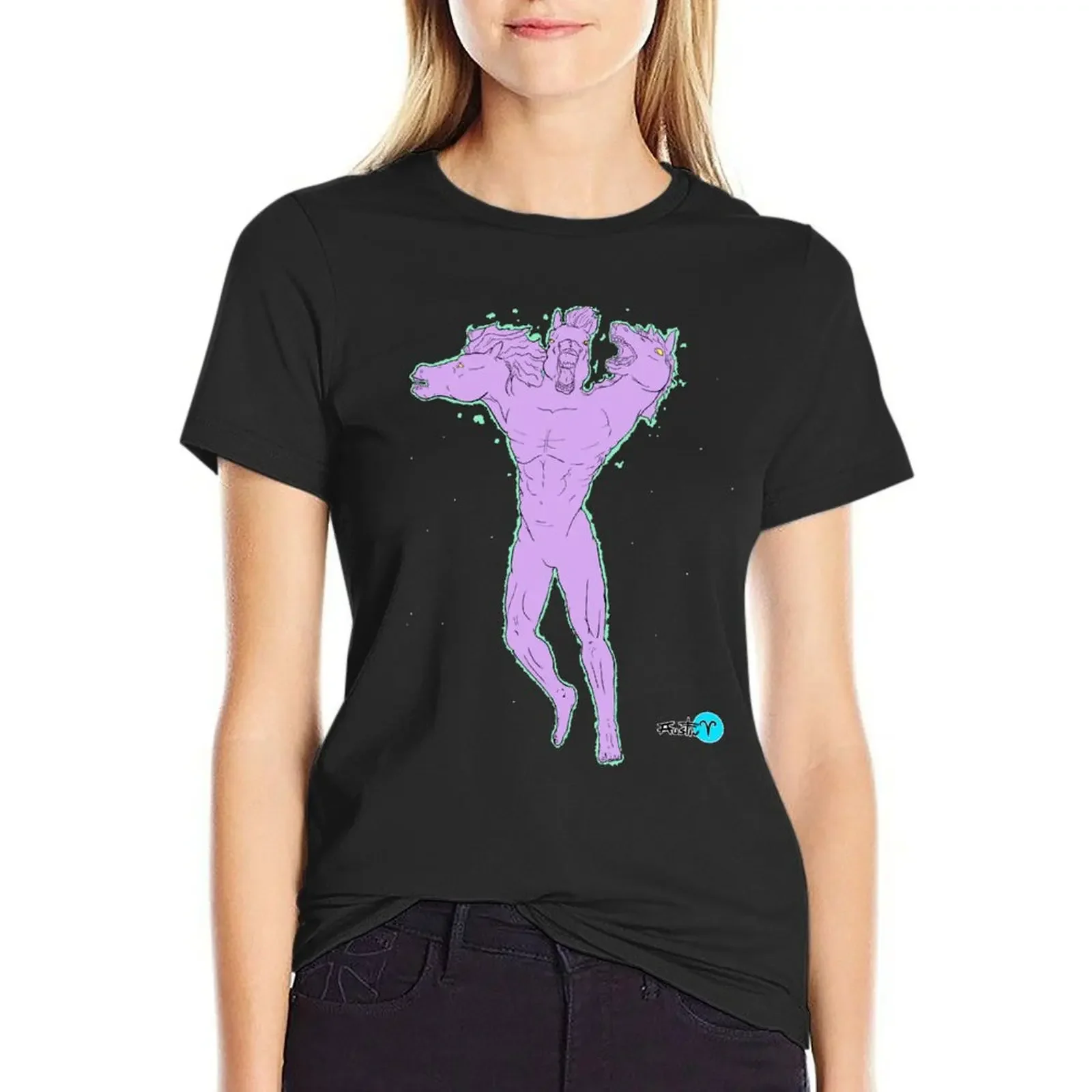 

Space Horse: Horse to Horse - Quasar T-Shirt cute clothes animal prinfor plus size tops korean fashion t shirt for Women