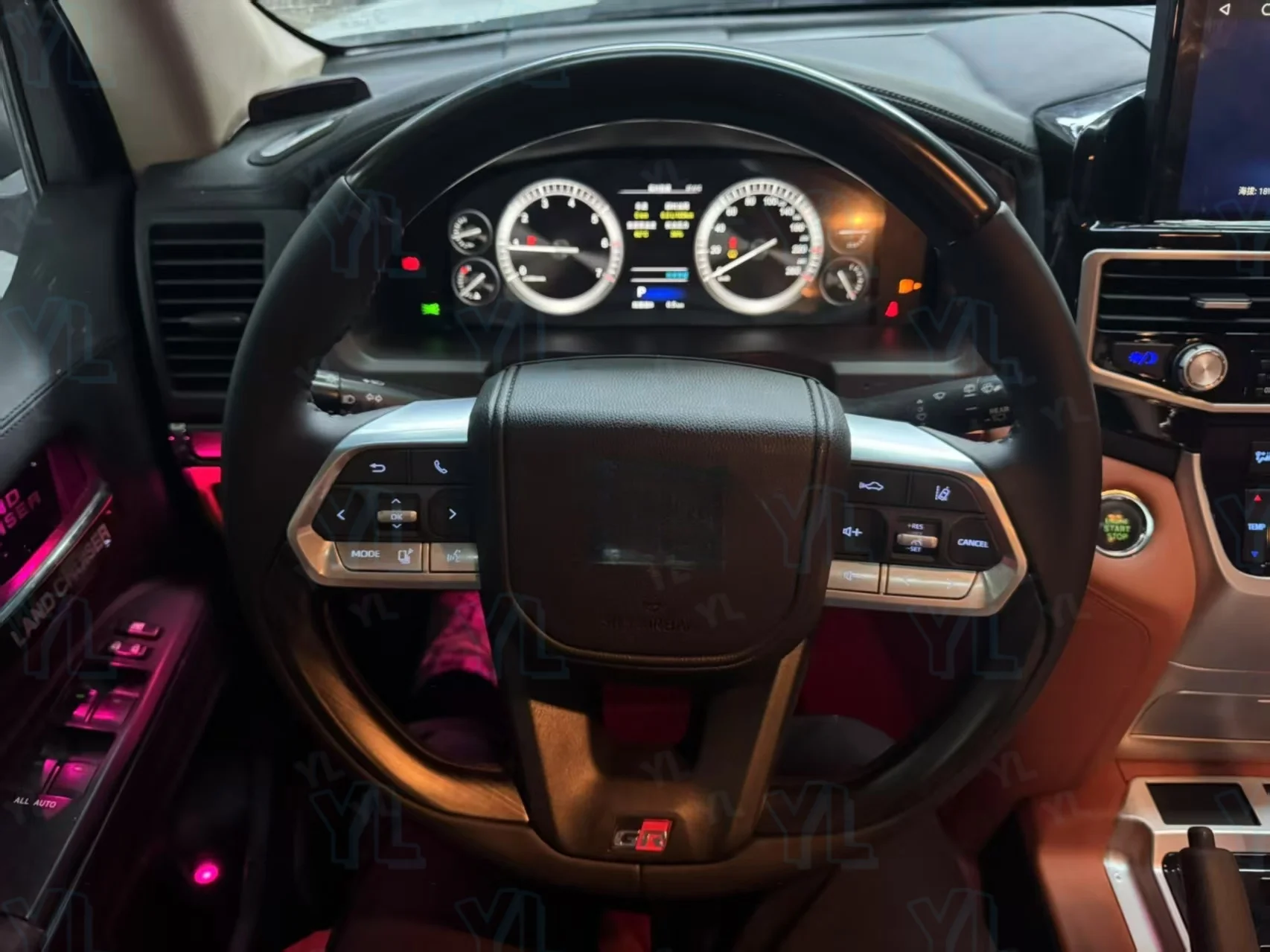 

Виртуальный автомобильный цифровой кластер Cockpit для Toyota LandCruiser LC200 2008-2020, ЖК-спидометр, многофункциональный прибор, приборная панель