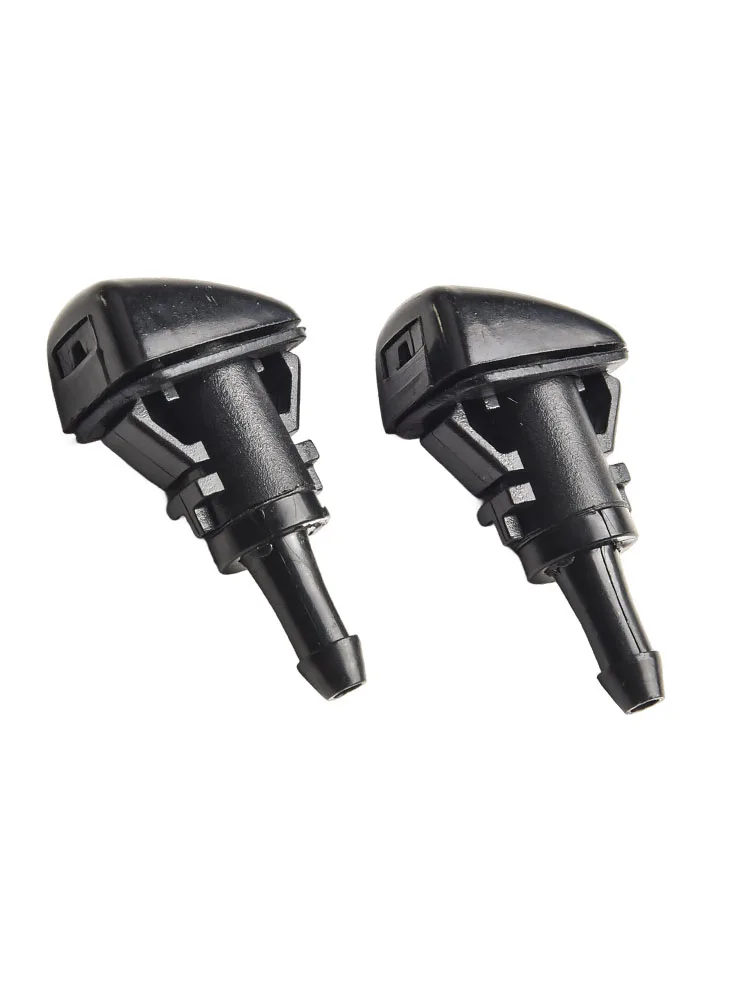 2x Washer Nozzle Plastic Black Washer Nozzle 98630-2K100 986302K100 98630-3J000 For Hyundai For Elantra 6th Generation 2015-2020