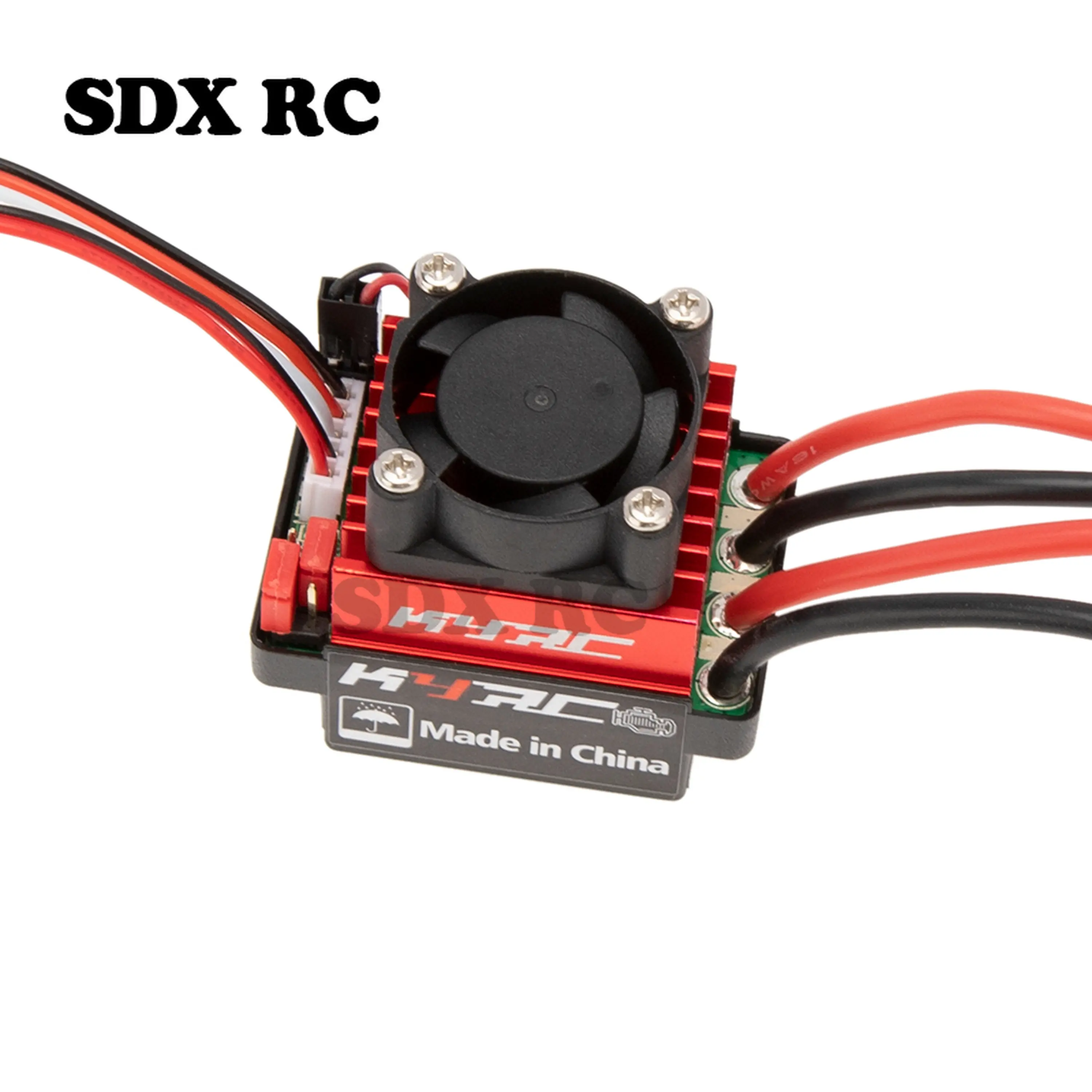 Racing 2-3S Lipo Two-way 60A Brushed ESC 60A ESC with Fan Support 3S Lithium Battery For HPI HSP RC Car Ship Model