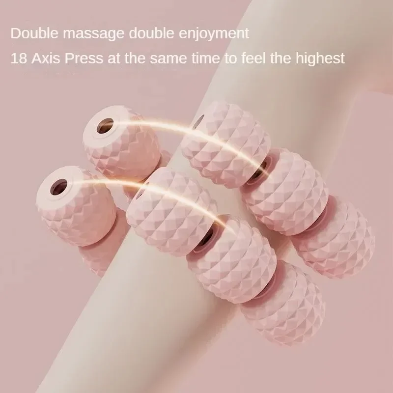 9/12/18 Rounds Massage Roller of Circular Leg Slimming Leg Massager Muscle Stretching Equipment Circular Leg Clamp