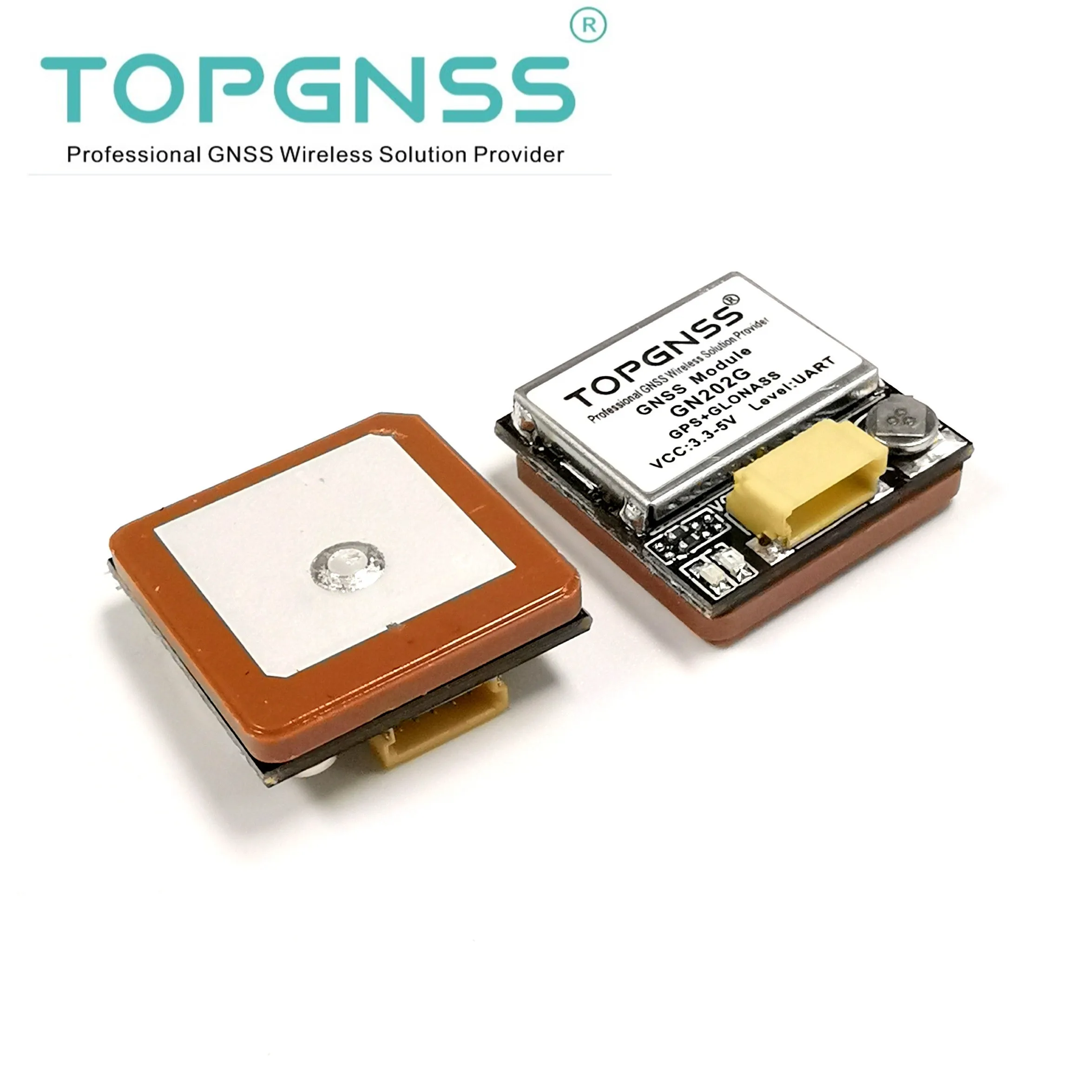 

GN-202G TOPGNSS 3.3V-5V TTL UART level UAV GPS module GNSS antenna GLONASS GALILEO NMEA0183 9600 Baud rate small Built-in Flash