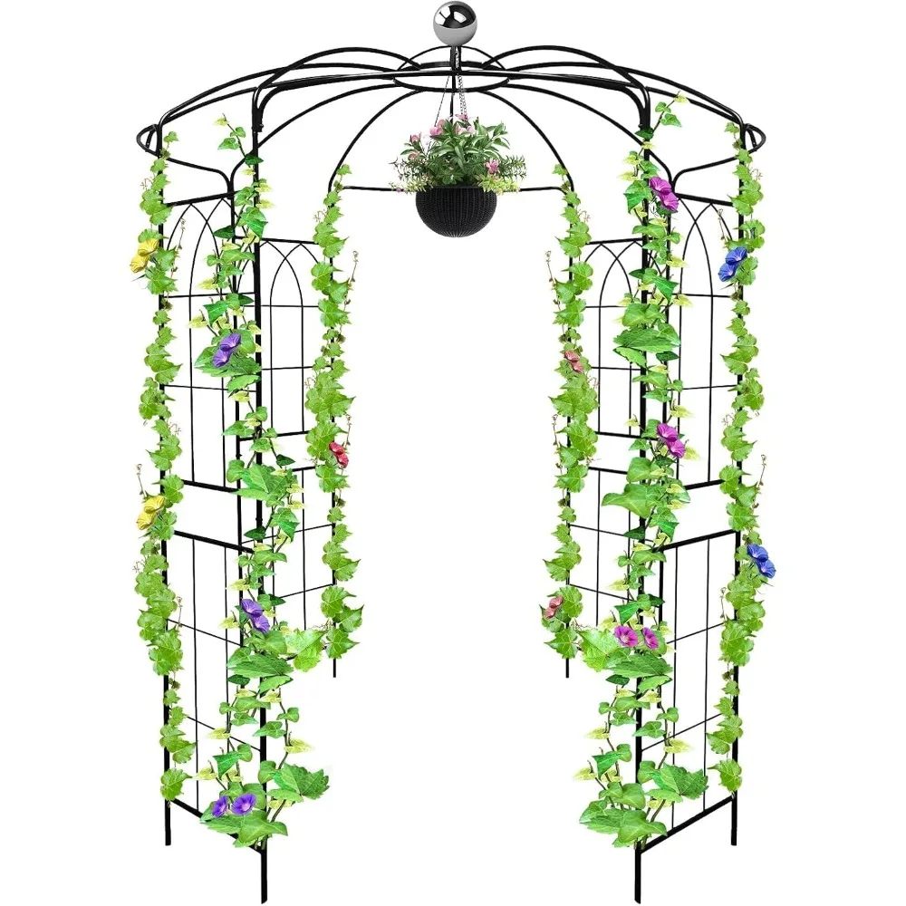 

Pergola Plant Climbing Trellis Arbor Heavy Duty Wedding Arbor Metal Gazebo Garden Arch for Outdoor Arbor Climbing