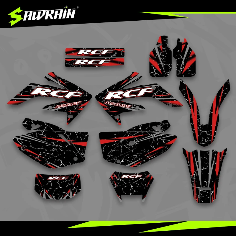 

Наборы наклеек с графикой мотоцикла Sawrain для HONDA 04-07 08-19CRF250X