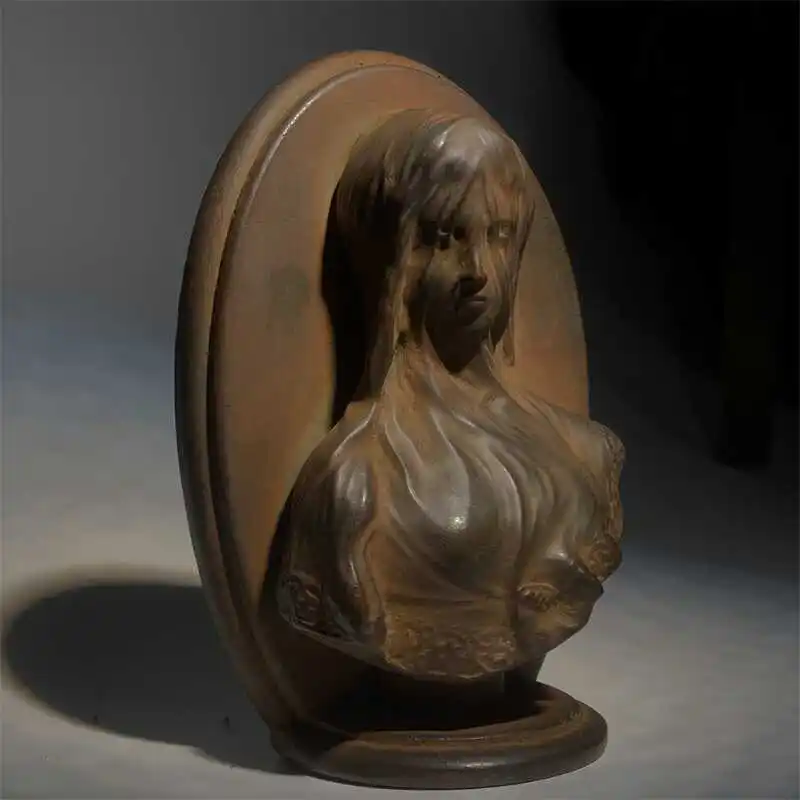 

Retro European Art Veiled Women's Ornaments Renaissance Roman Sculpture Desktop Decoration Gift