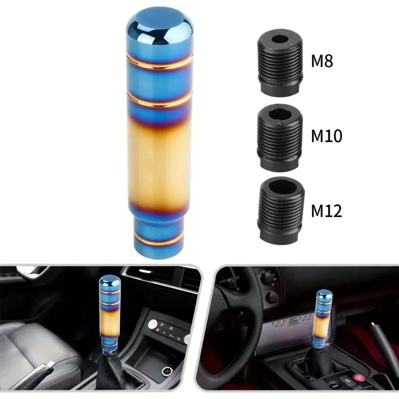 13CM Universal Car Auto Manual Transmission Gear Shift Knob Aluminium Shifter Gearstick Handle Lever AT MT