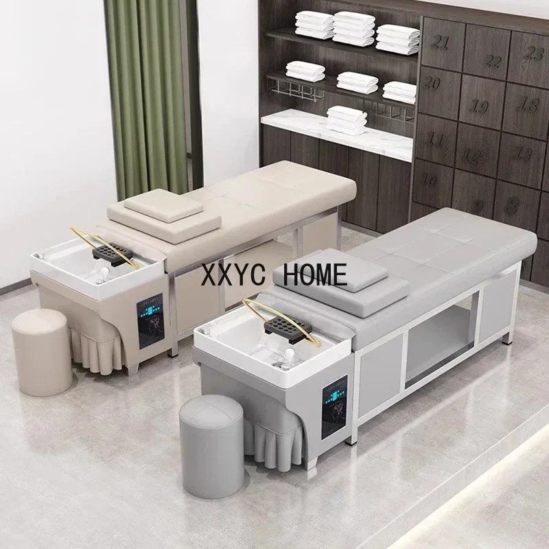 

Японский шампунь для мытья волос, комфортный массаж, циркуляция воды, терапия для головы, освещенный шампунь, оборудование для спа-салона MQ50SC