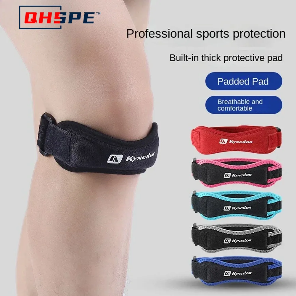 1PC Patella Kniescheibe Band Einstellbare Silica Gel Knie Sehne Strap Protector Knie Pad Laufsport Radfahren Gym Knie Unterstützung