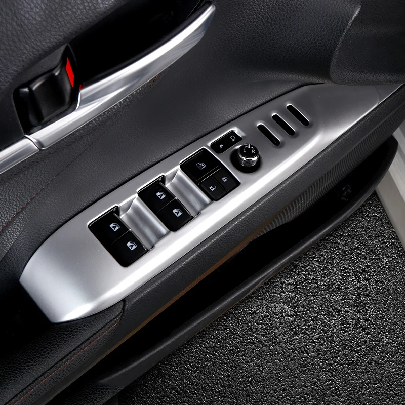 

For Toyota Camry 70 XV70 2018~2021 2022 2023 Hybrid Car Inner Window Lift Switch Button Panel Frame Cover Decorative Accessories