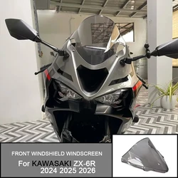 Fit For KAWASAKI ZX-6R ZX6R ZX 6R 2024 2025 2026 Motorcycle Front Windshield Windscreen Baffle Wind Deflectors