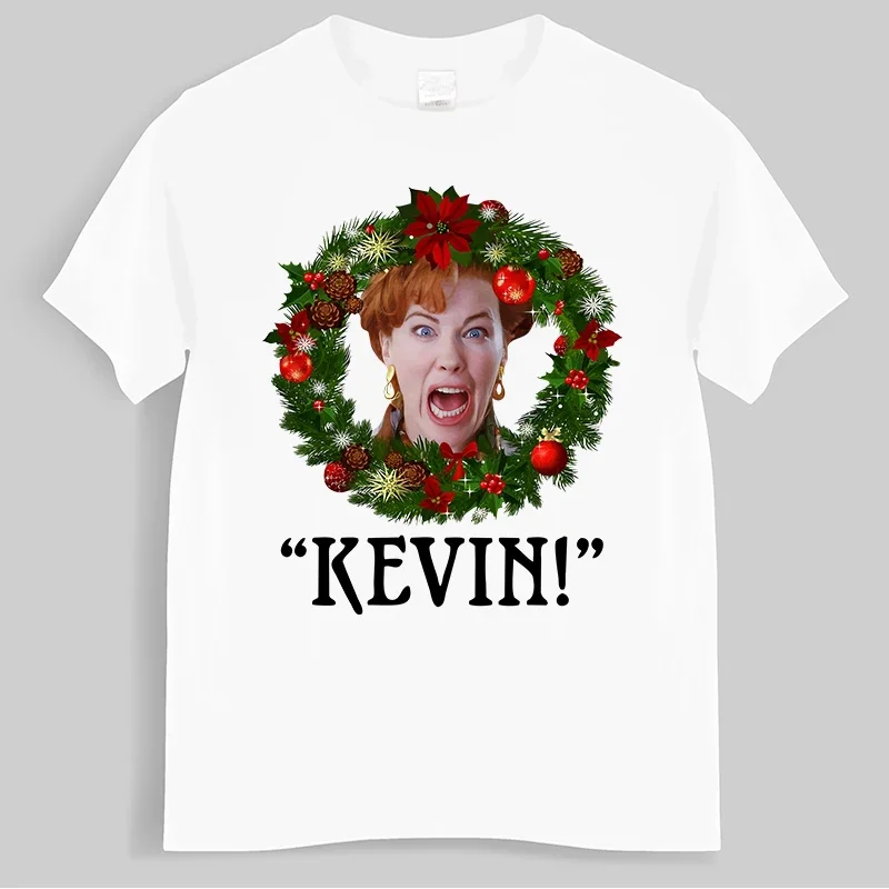 Das ursprüngliche Kevin! Zuhause allein Hemd T-Shirt Anime Jungen weiß T-Shirts Humor T-Shirt T-Shirt Herren T-Shirt Grafik