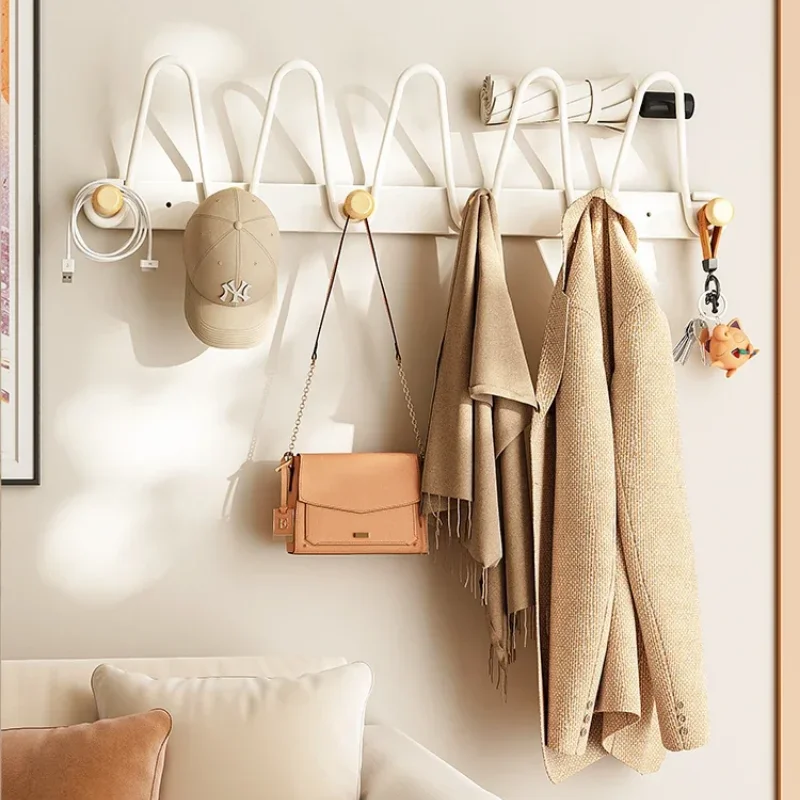 

Wall hanging hooks no drilling required entrance hall coat rack high end hat and clothes hanger practical entryway hooks