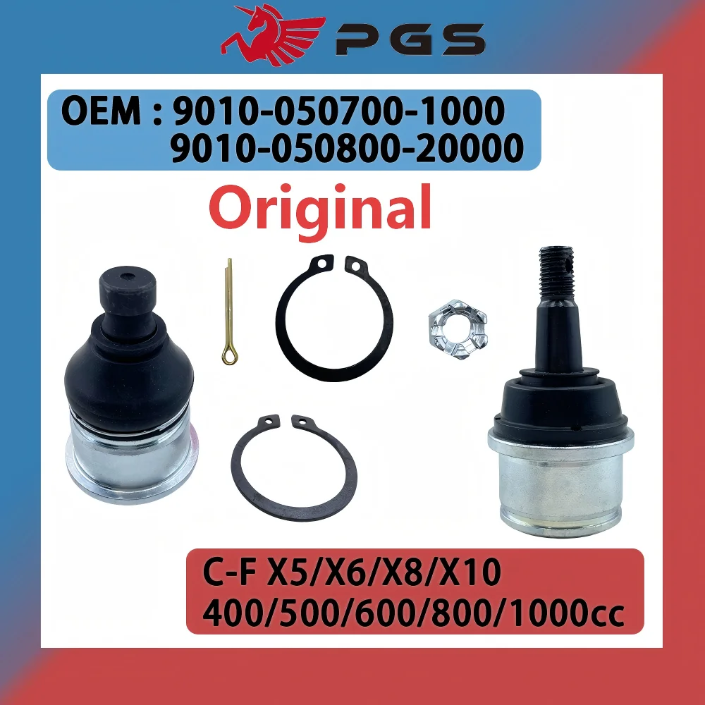 

1 SET FRONT SUSPENSION TOP & BOTTO M BALL JOINT For CF ATV 450 500 600 800 Part 9010-050800-20000&9010-050700-1000