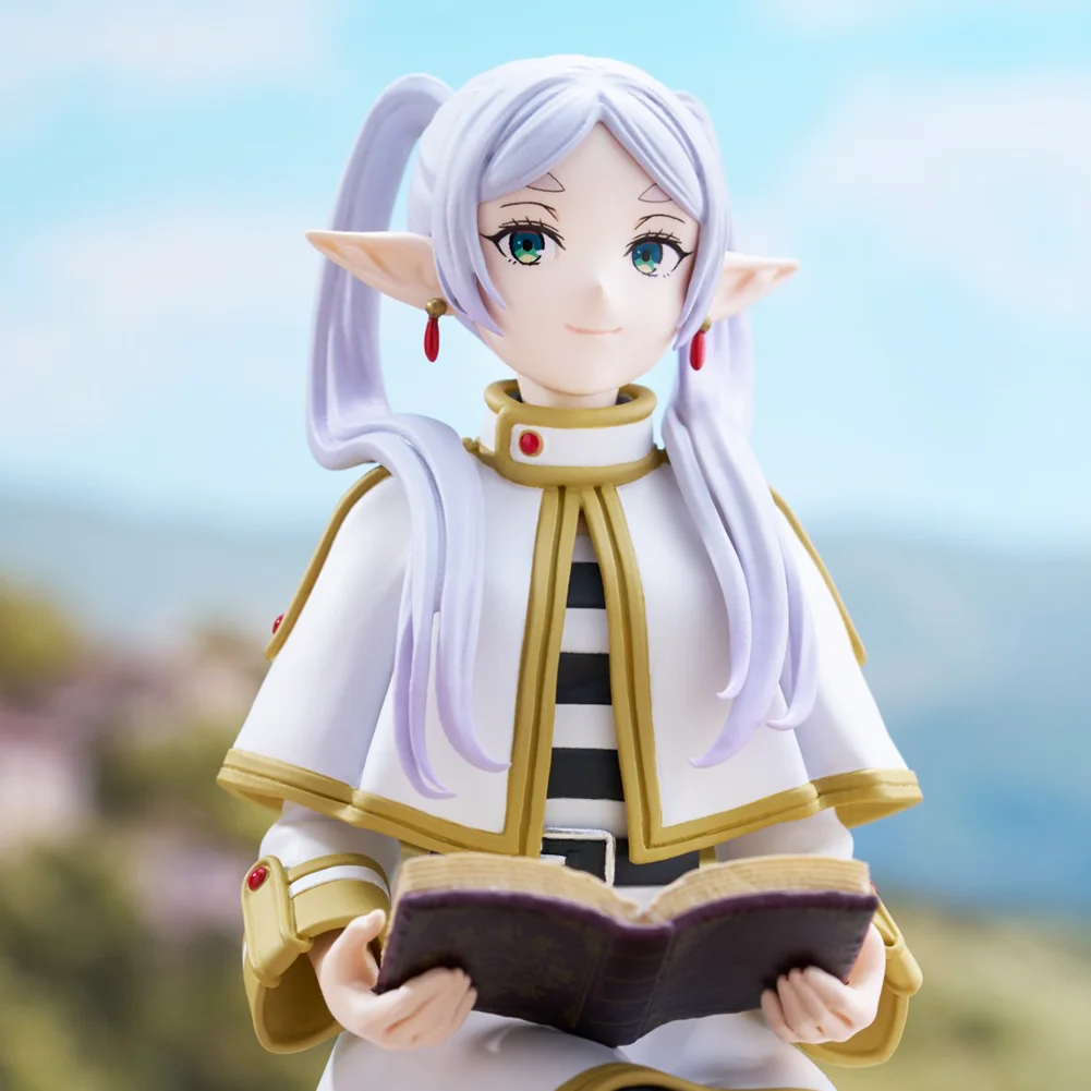 อะนิเมะ Frieren รูปเฟิร์นนั่ง Pose Action Figure ก๋วยเตี๋ยวรุ่นเดสก์ท็อปเครื่องประดับของเล่นเด็กของขวัญ 14.5-15 ซม.