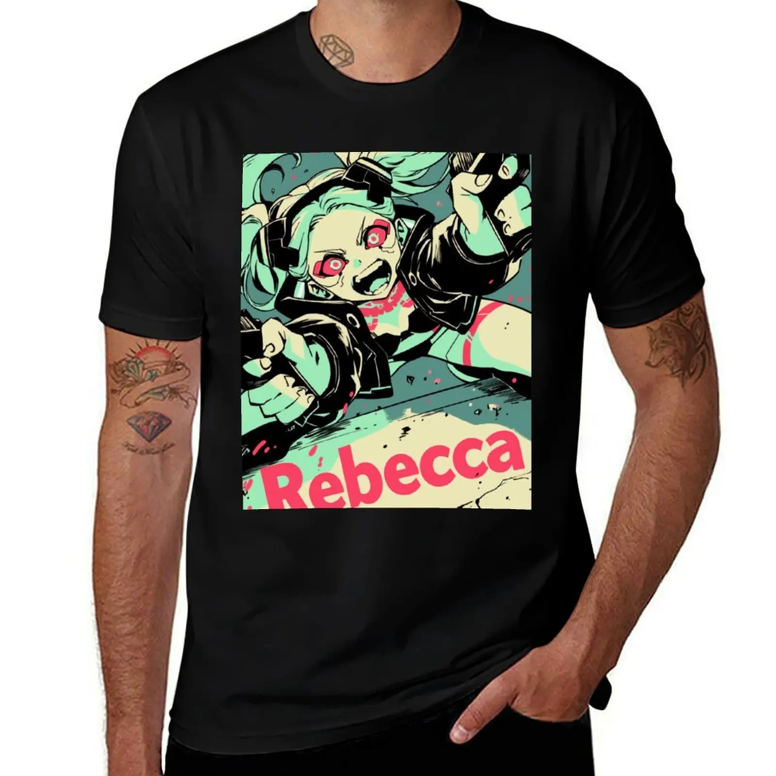 

Vintage Rebecca T-Shirt animal prinfor boys hippie clothes sublime clothing for men