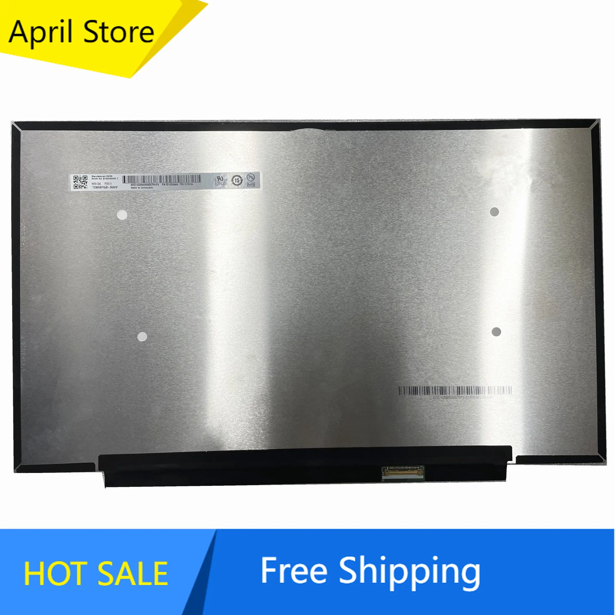 

B140HAN05.7 fit NE140FHM-N61 14.0'' Laptop LCD Screen Display Panel Matrix 1920*1080 EDP 30 pins