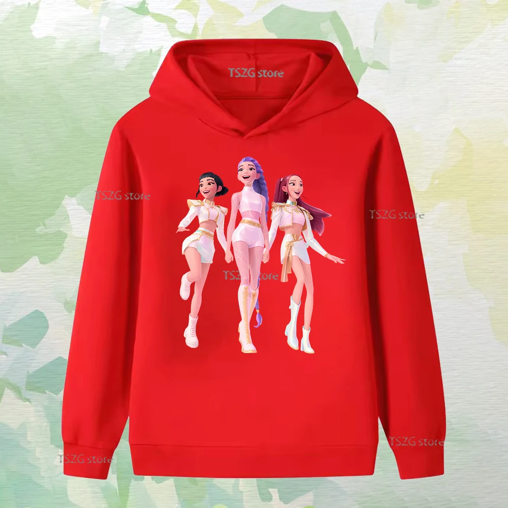 Monster Hunt: قمصان رياضية عصرية للأولاد والبنات مطبوعة على الحد الأدنى للخريف، قمصان رياضية كاجوال من الصوف للأطفال بأكمام طويلة