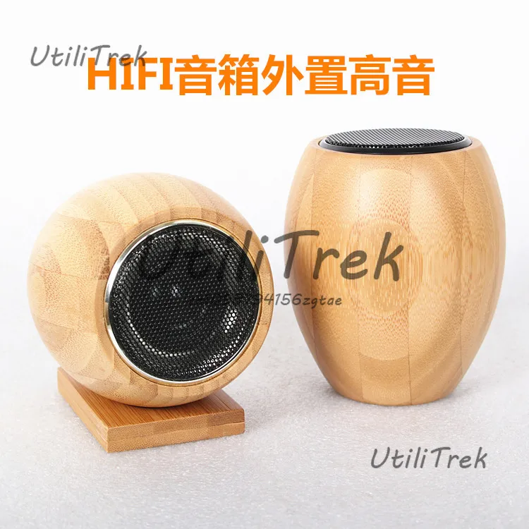 

Suitable for Speaker External Top Tweeter Bamboo Wood Box Tweeter Independent Unit Speaker 25 Core Silk Film Tweeter