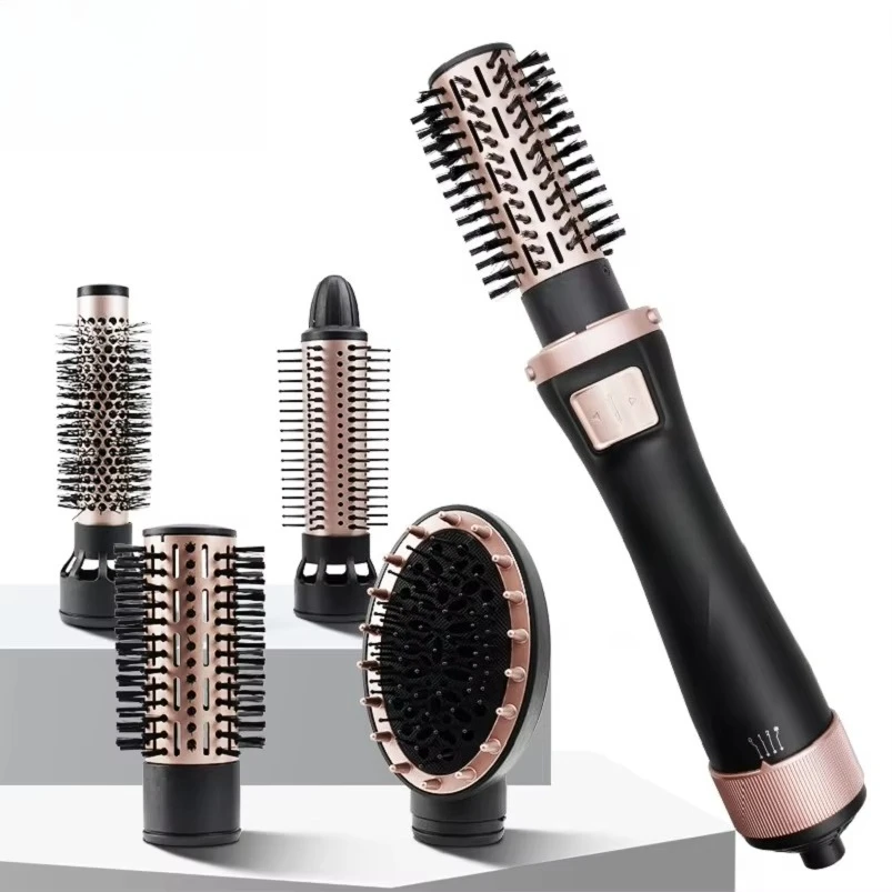 Portable Electric 5 1 Hairdryer One Step Hair Dryer, Hair Straightener Hotel Hot Air Comb