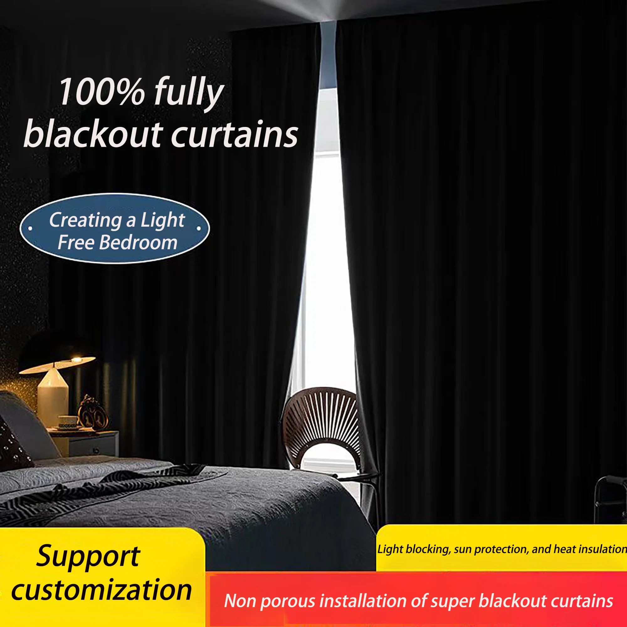 

Latest 100% Sunscreen and Thermal Insulation Curtains with Full Light Blocking and Super Thermal Insulation Screen Windows