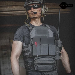 PEW TACTICAL HSP STYLE THORAX Plate Carrier FRONT BAG&REAR BAG AIRSOFT hunting tactical vest