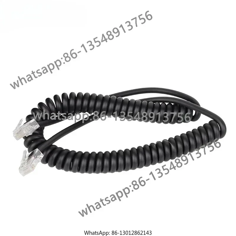 8-Core microphone spring cable hand microphone cable IC-2720H 2820H 2730E factory direct sales
