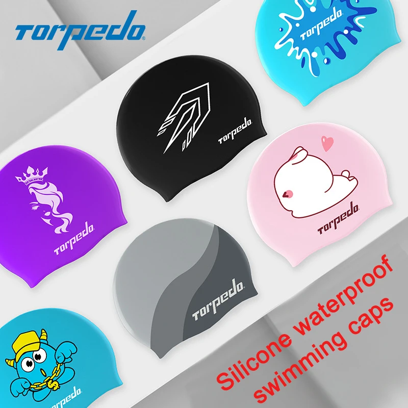 Adult Silicone Swimming Cap With Anti Slip And Waterproof Design, Comfortable To Wear, Suitable For Competition Swimming Caps