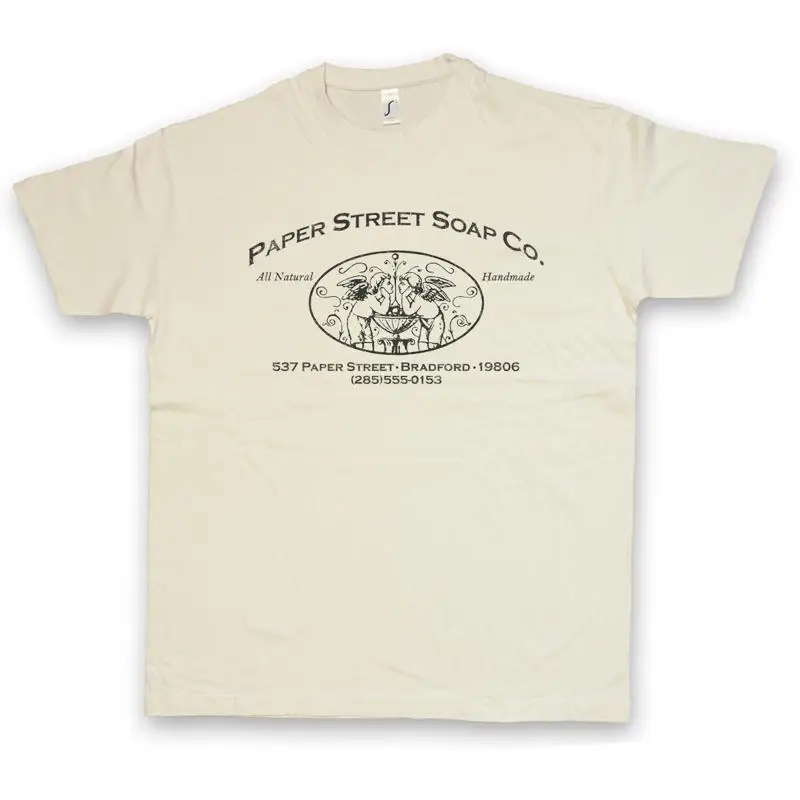 PAPER STREET SOAP CO T shirt Fight Movie Club Sign Insignia Logo Company