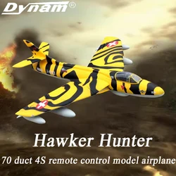 Dynam Hawker Hunter 70 Ducted Entry-Level Airplane 4s Remote Control Model Fixed Wing Rc Adult Outdoor Toy Airplane Model