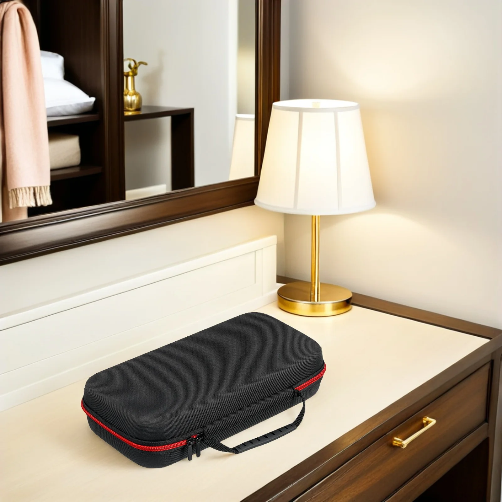 

3Pcs Microphone Storage Case Eva Hard Carrying Case Dual Microphone Holder Pre-Cut Sponge Portable Mic Organizer Travel Ktv