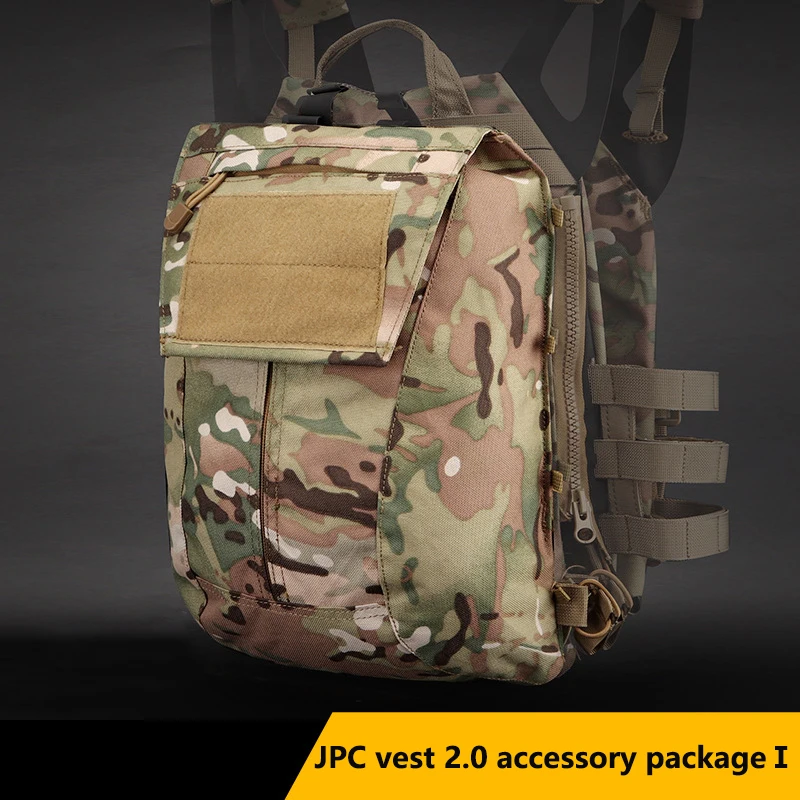 

1000D Nylon JPC Tactical Vest 2.0 camou High-capacity Outdoor Expansion Accessory Package Storage Bag Can Be Matched With Baffle