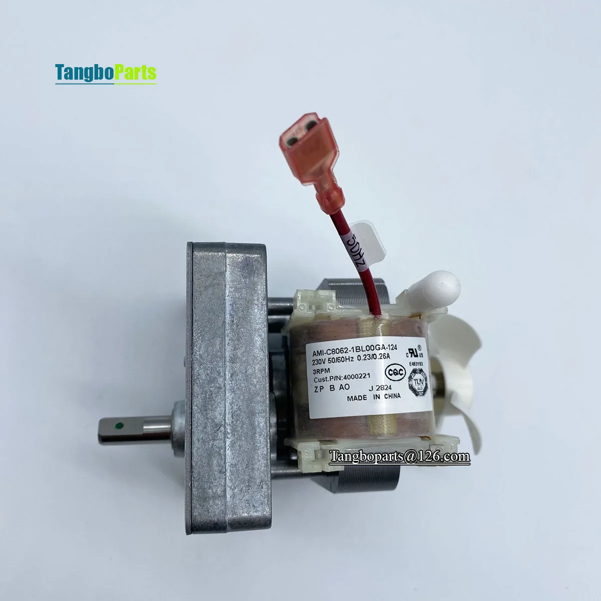 230V 50/60Hz 3RPM AMI-C8062-1BL00GA-124 Chain Motor For Antunes Roundup Bread Toaster