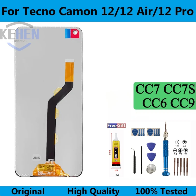 

CC7 CC7S CC6 CC9 Premium Lcd For Tecno Camon 12 Display Touch Screen Camon 12 Air Digitizer Panel Assembly For Camon 12 Pro LCD