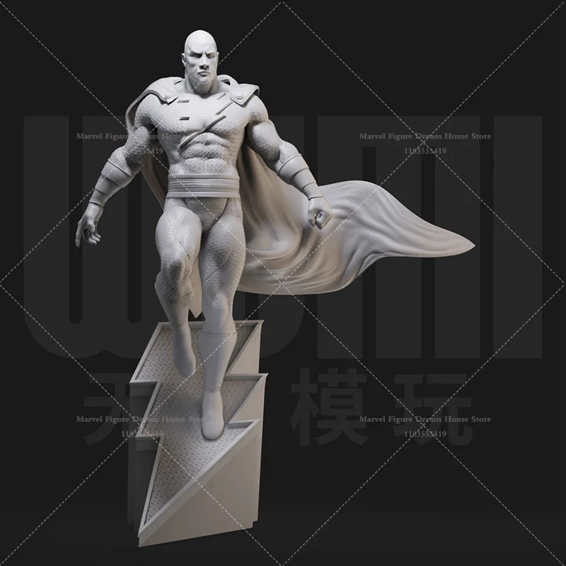 1/24 1/18 1/12 Scale DC Black Adam The Strongest Dark Superhero Fantasy Film DIY Self-assembled GK 3D Resin Un-panited Doll