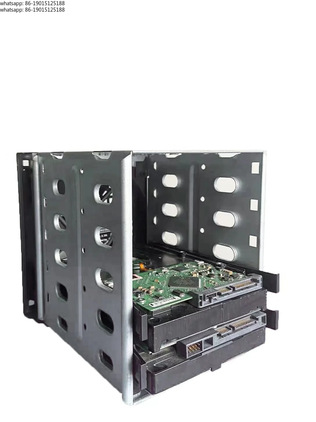 Hard disk cage chassis 3 CD-ROM drive to 5-digit 3.5-inch shockproof bracket desktop external box NAS black group glow