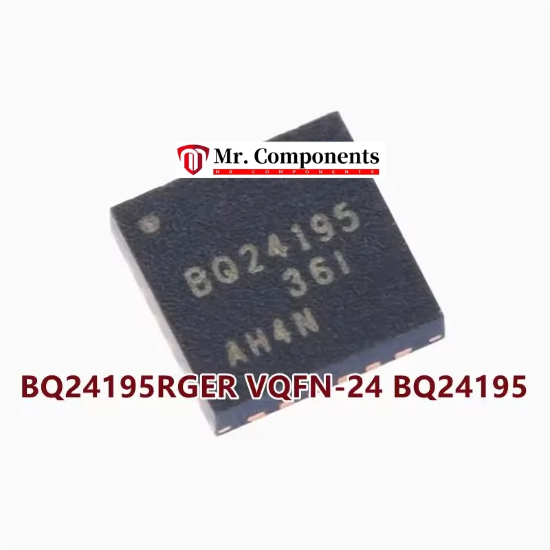 

2 шт. BQ24195RGER VQFN-24 BQ24195 I2C управляемое 2,5 А/5,5 А одноэлементный USB/адаптер зарядное устройство с 5,1 В на новых в наличии